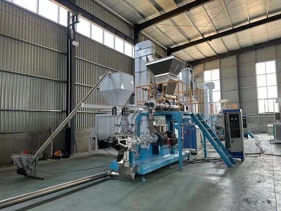 Twin-Screw Steam Floating Fish Feed Pellet Machine
