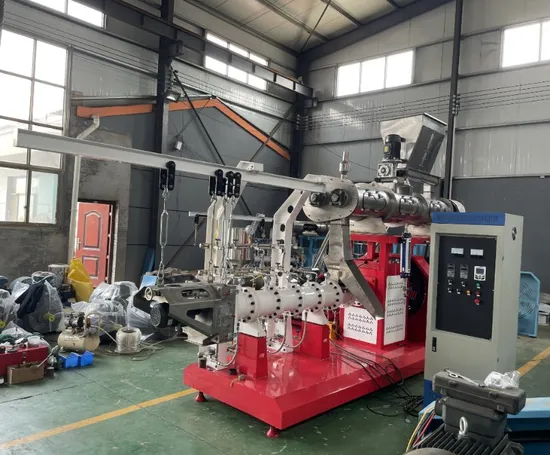 Twin-Screw Steam Floating Fish Feed Pellet Machine
