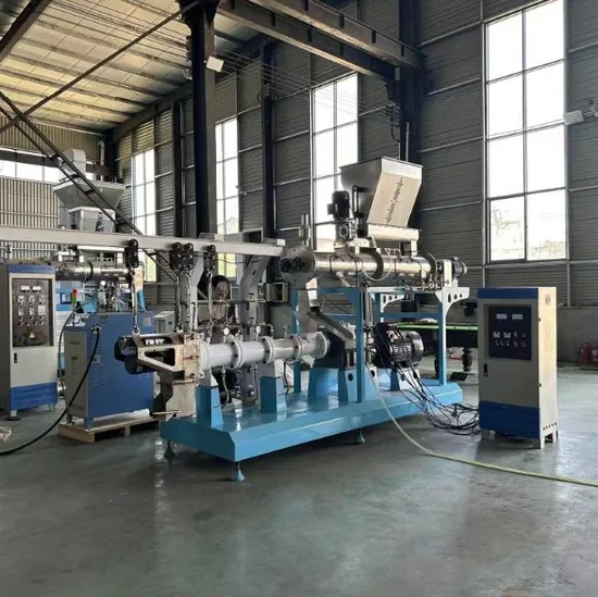 Twin-Screw Steam Floating Fish Feed Pellet Machine
